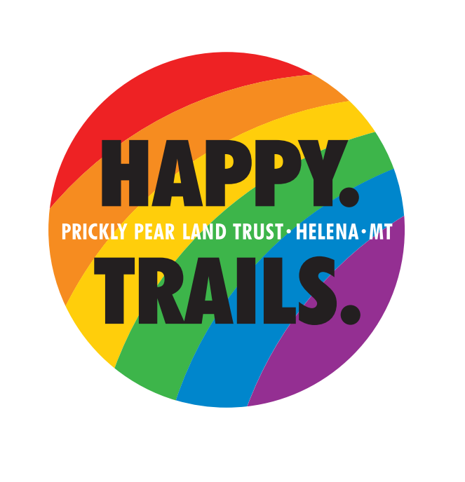 Happy Trails Pride Sticker