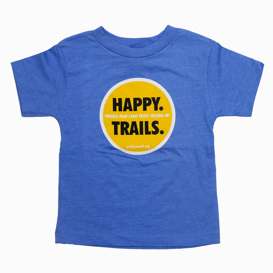 Happy Trails Kids Tee Sky Blue