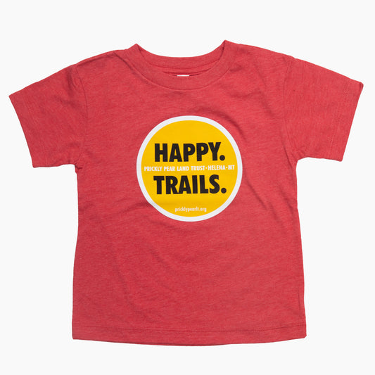 Happy Trails Kids Tee Red