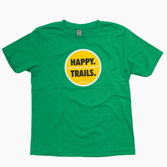 Happy Trails Kids Tee Green