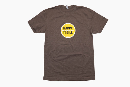 Happy Trails Tee Brown