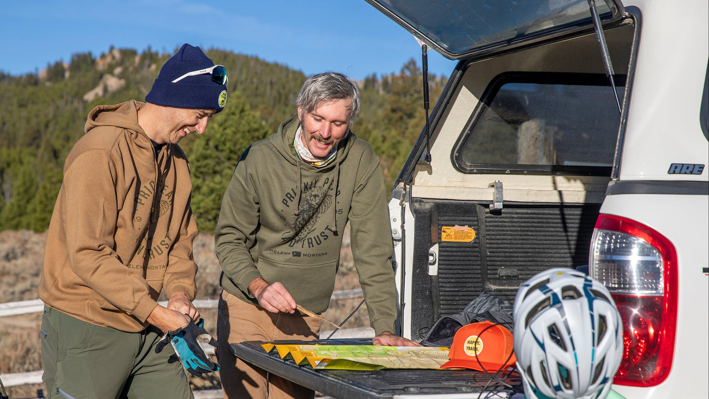 Retro Cactus Hoodie Brown